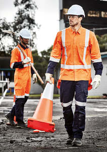Work Shirts: Mens TTMC-W23 Rugged Cooling Work Shirt ZW820