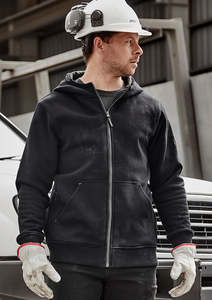 Hoodies Sweats: Unisex Zip Front Multi-Pocket Hoodie ZT468