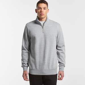 Hoodies Sweats: Stencil Half Zip Crew 5125