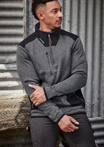 Unisex Streetworx Reinforced Knit 1/2 Zip Pullover ZT380