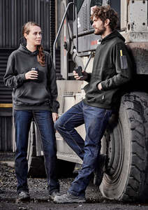 Cargo Work Pants: Womens Stretch Denim Work Jean ZP707
