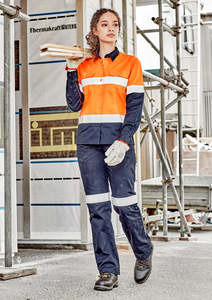 Cargo Work Pants: Womens Taped Utility Pant ZWL004