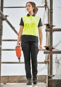 Cargo Work Pants: Womens Essential Basic Stretch Cargo Pant ZP730