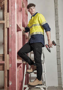 Cargo Work Pants: Mens Lightweight Outdoor Pant ZP180
