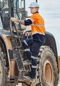 Taped Work Pants: Mens Rugged Cooling Stretch Taped Pant ZP924