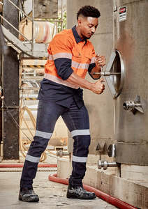 Taped Work Pants: Mens Bio Motion Taped Stretch Jean ZP907