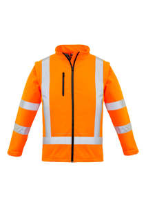 Womens Hi Vis NSW Rail X Back 2 In 1 Softshell Jacket ZJ770