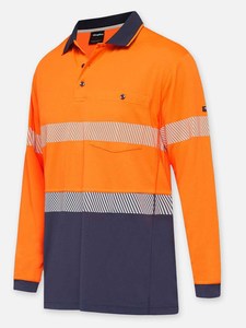 Workcool Hi-Vis Reflective Long Sleeve Polo