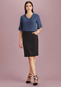 Womens Siena Bandless Pencil Skirt 20717