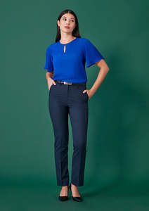 Womans Corporate Pants Skirts: Womens Renew Tapered Adjustable Waist Pant RGP404L