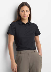 Shorts: Womens Venture Short Sleeve Polo