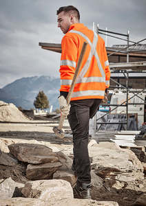 Womens: Unisex Hi Vis X Back Rail Jumper