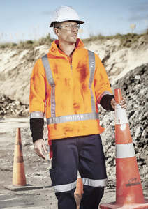 Hi Vis: Syzmik Mens TTMC-W23 Polar Fleece Pullover