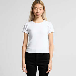 As Colour 1: Women's Organic Rib Tee 4092G