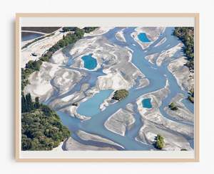 Central Otago Fine Art Photography Nz: Shotover River Braids
