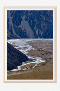 Central Otago Fine Art Photography Nz: Tasman River Braids