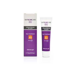 Scar Management: BapScarCare Silicone Gel, SPF40, 10g Tube