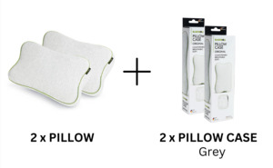 Blackroll: Blackroll Recovery Pillow Duo Pack | 2 x Memory Foam Pillows + Cases