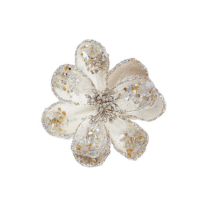 Small Heirloom Lux Magnolia Christmas Decoration