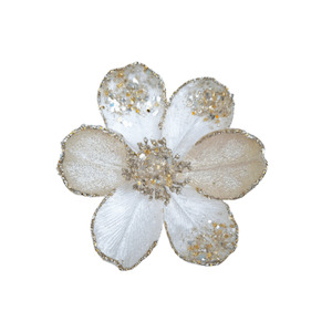 Midi Heirloom Magnolia with Clip Christmas Decoration