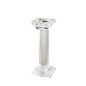Leon Crystal Candle Holder Sm