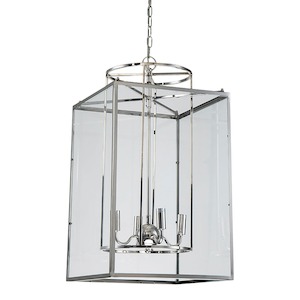 Lighting Pendants: Lennox  Four Light Pendant In Nickel