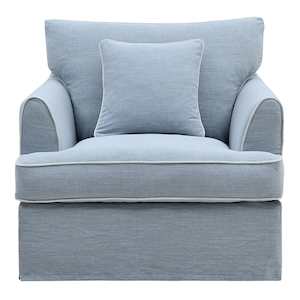 Byron Hamptons Armchair Beach Linen Blend