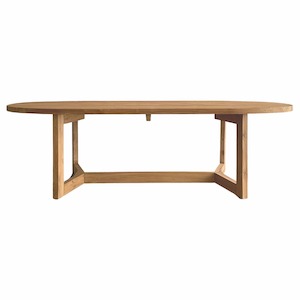 Shelley Teak Oval Dining Table