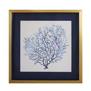 Best Selling: Brampton Coral Wall Art Gold