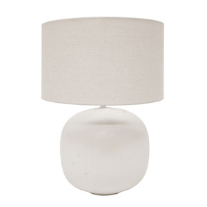 Hampton Terracotta Table Lamp White 45cm High (1 only left in stock)