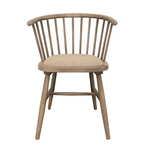 Furniture Best Sellers: Noah Round Curved Strip Back Dining Chair (4 only left in stock)