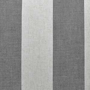 Bondi Ottoman Grey and Cream Stripe