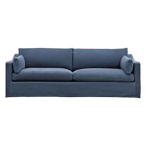 Sofas: Clovelly Hamptons 3 Seat Sofa Navy