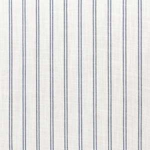 Ottoman Slip Cover - Noosa Blue / White Pin Stripe Cover