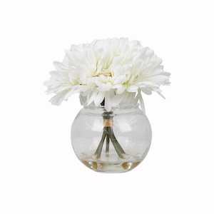 Gerbera Bundle in Fishbowl Vase