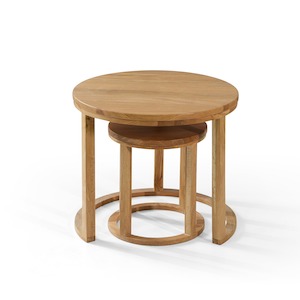 Napier Oak Stackable Side Tables