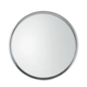 Harvey Silver Round Mirror