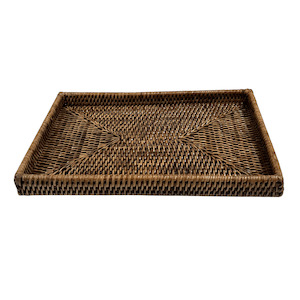 Trays: Rattan Rectangular Tray - 32cm