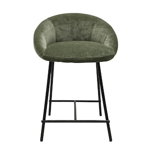 Furniture Best Sellers: Sophia Sage Green and Black Bar Stool