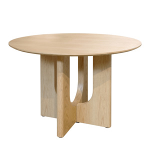New Arrivals: Andi Round Dining Table Natural Oak Veneer 120cm