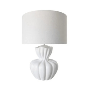 New Arrivals: Naia White Ceramic Lamp  61cm Tall