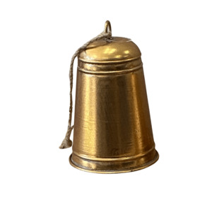 New Arrivals: Large Antique Gold Dome Bell Decoration