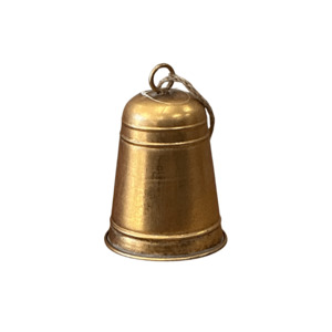 Small Antique Gold Dome Bell