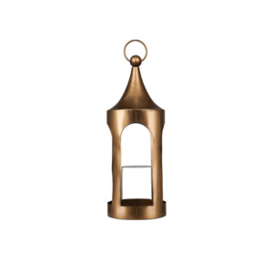 New Arrivals: Small Brushed Gold Lantern