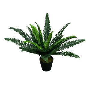 Decor Faux Plants: Faux Boston Fern with Pot