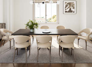 Eureka Home Office Furniture: Eureka Chantilly, Upholstered Dining Chairs Set of 2