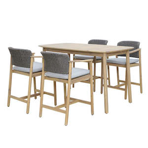 Outdoor Furniture Sets: Freeport Outdoor Bar Suite - Bar leaner & 4 Chairs
