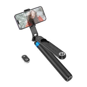 Clearance: Premium Bluetooth Selfie Stick w/ 1.75m Quadpod, Camera Mount, Stabilizer