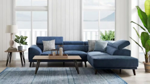 Clearance: Urban Fabric 5 Seat Corner Sofa