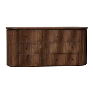 Dressing Table: Regency Chest of Drawers - Old Elm